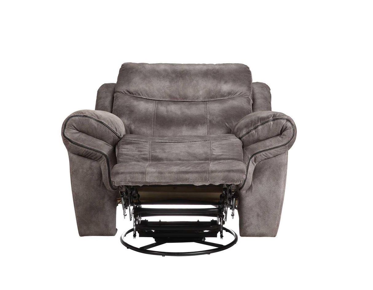 Nashville Gray Swivel Glider Recliner by Steve Silver at Eve Furniture