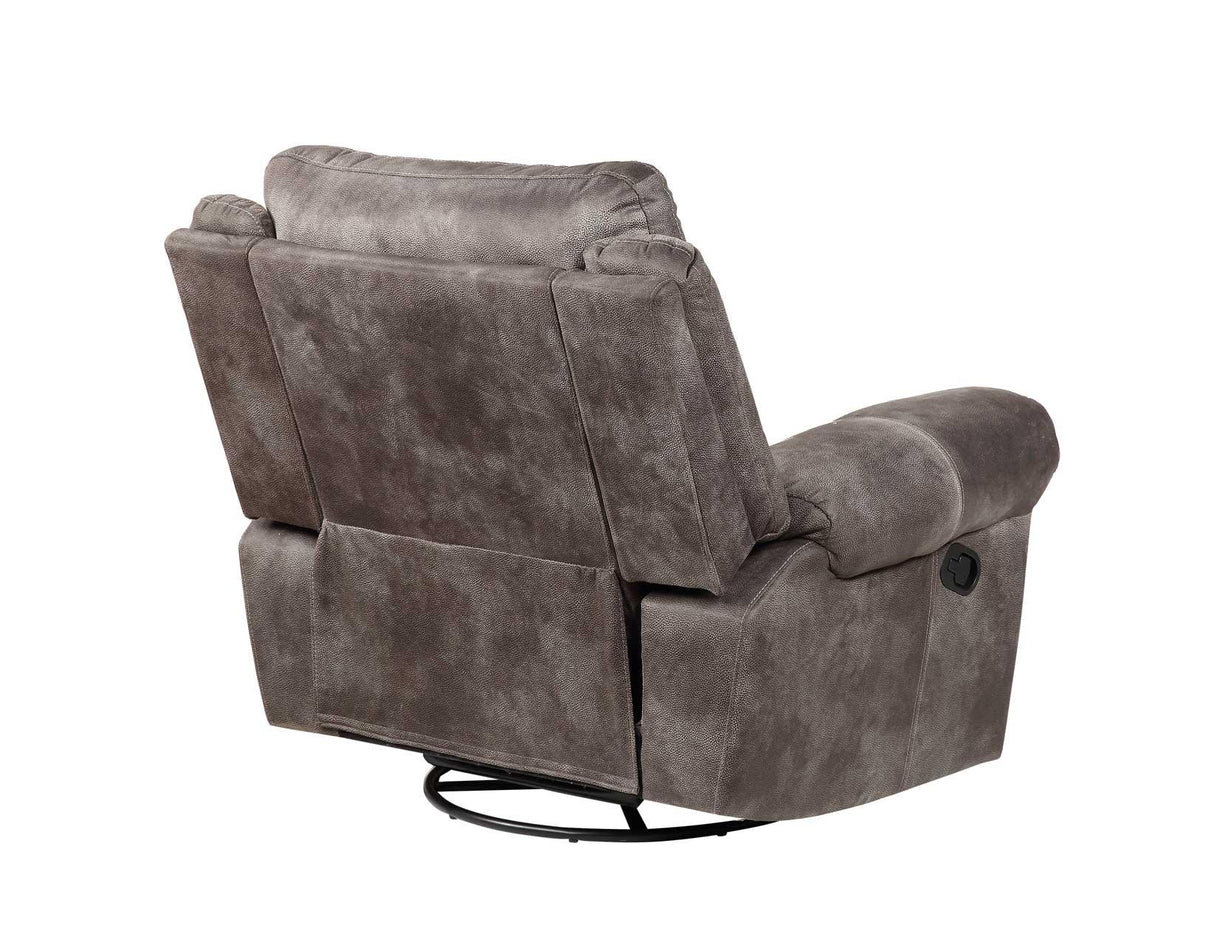Nashville Gray Swivel Glider Recliner by Steve Silver at Eve Furniture