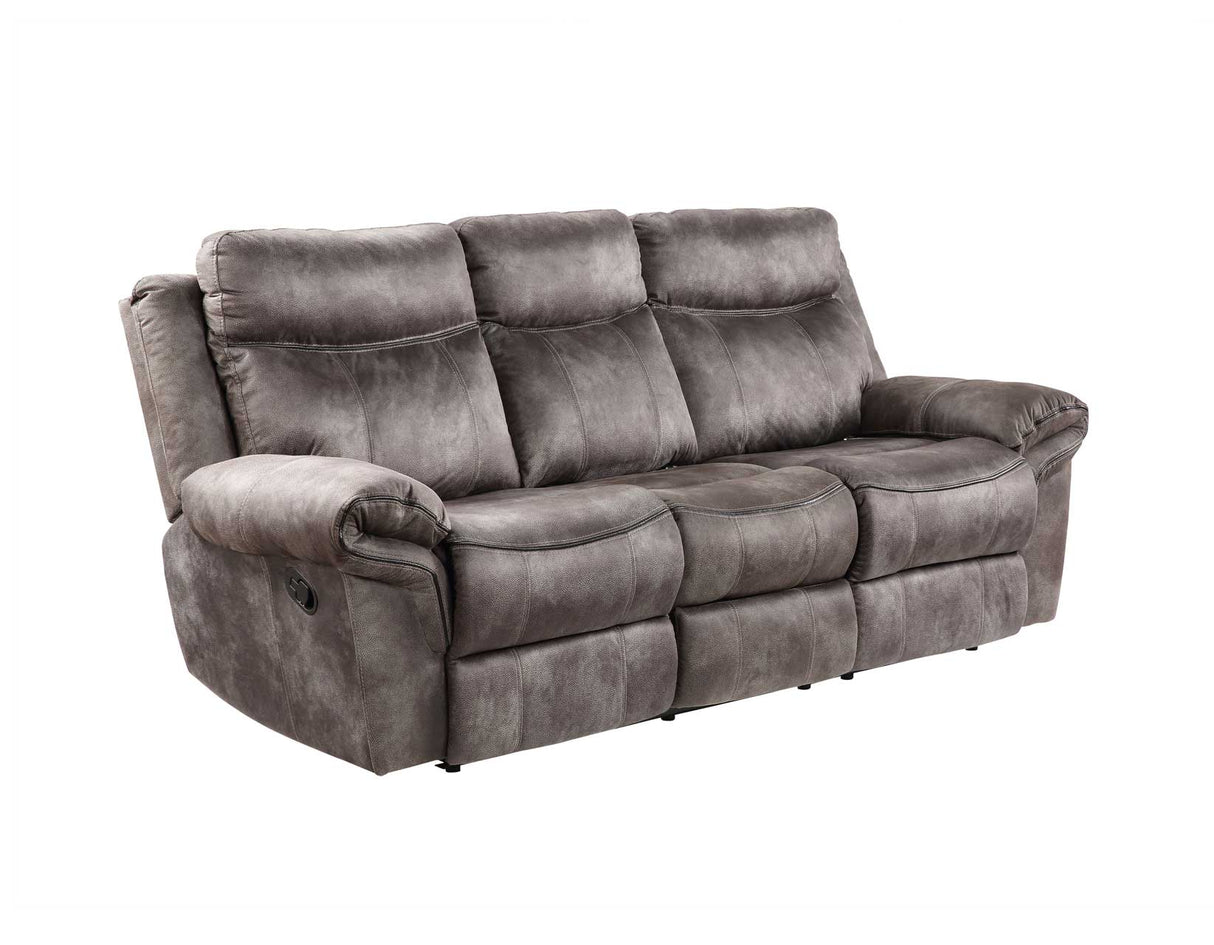 Nashville Gray 3-Piece Manual Reclining Set by Steve Silver at Eve Furniture