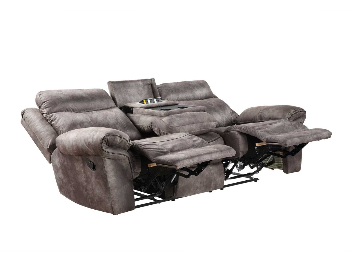 Nashville Gray 3-Piece Manual Reclining Set by Steve Silver at Eve Furniture