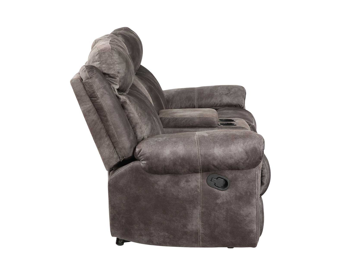 Nashville Gray 3-Piece Manual Reclining Set by Steve Silver at Eve Furniture
