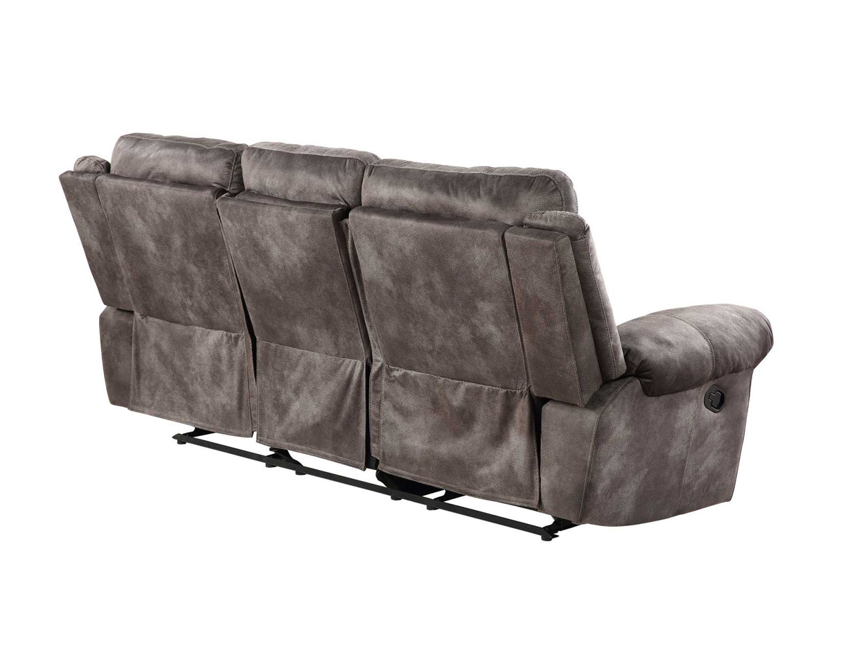 Nashville Gray 3-Piece Manual Reclining Set by Steve Silver at Eve Furniture