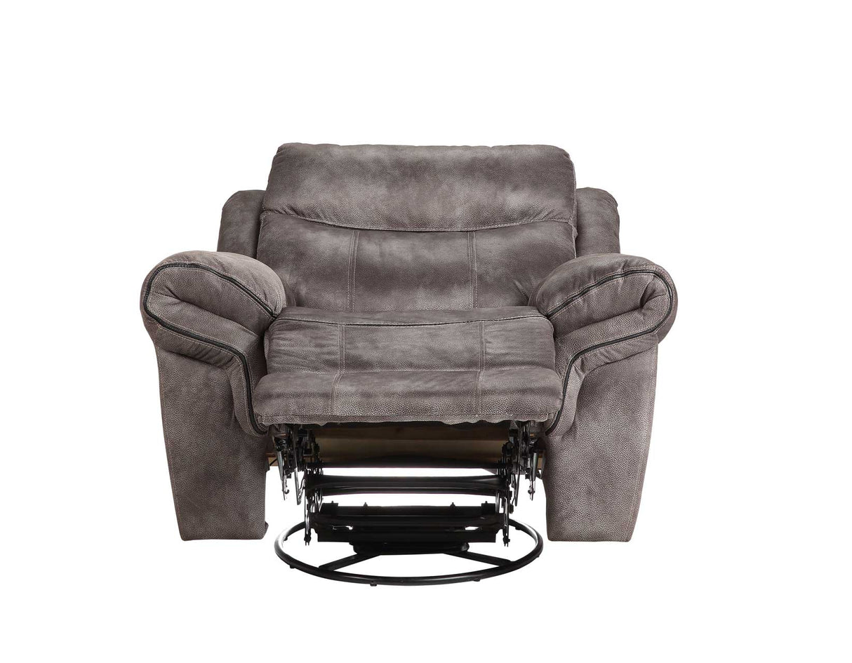 Nashville Gray 3-Piece Manual Reclining Set by Steve Silver at Eve Furniture