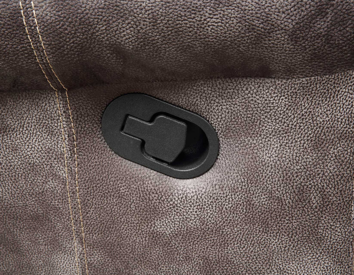 Nashville Gray 3-Piece Manual Reclining Set by Steve Silver at Eve Furniture