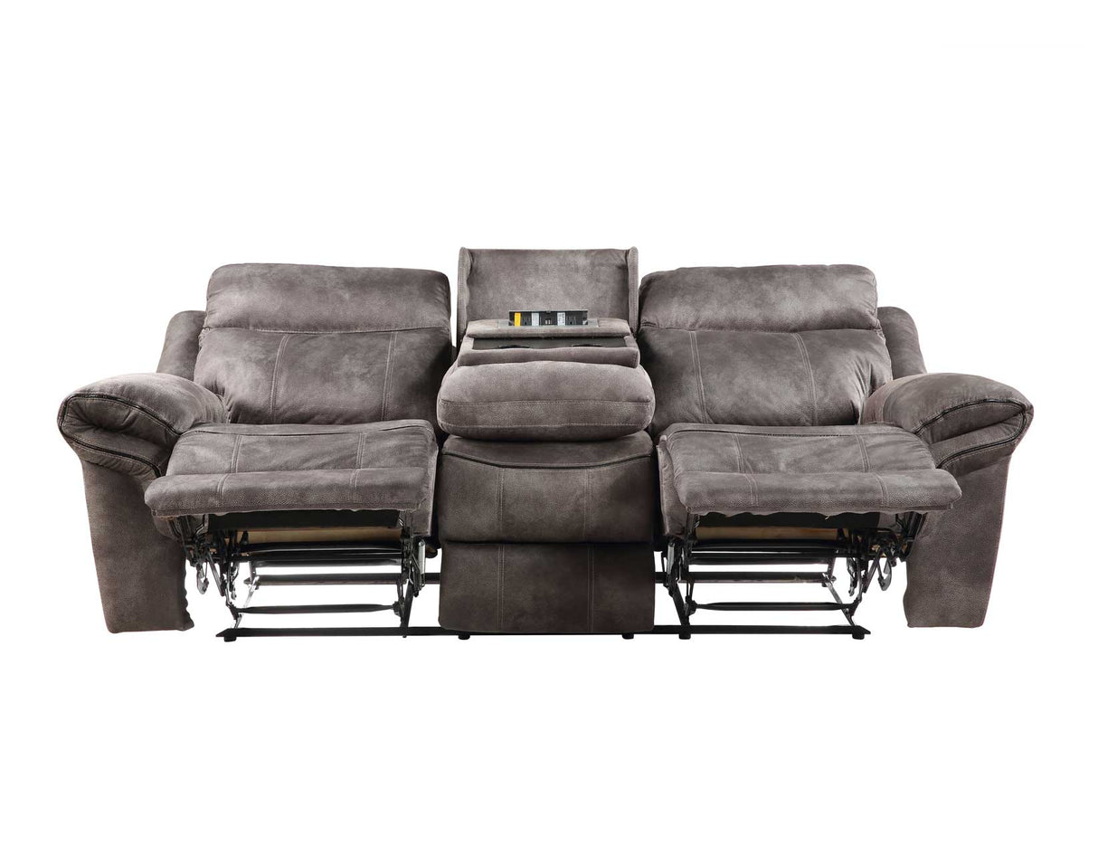 Nashville Gray 3-Piece Manual Reclining Set by Steve Silver at Eve Furniture