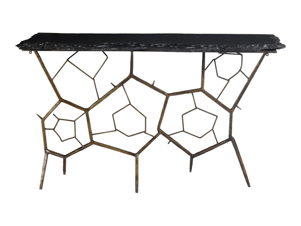 Nate Dark Grey Console Table by Moe's Home at Eve Furniture