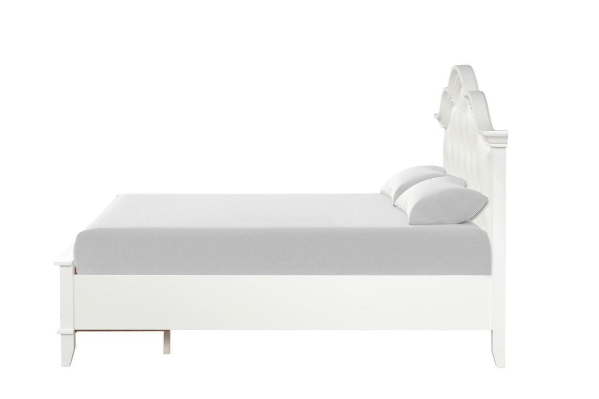 Naucalpan White Queen Bed by Furniture of America at Eve Furniture