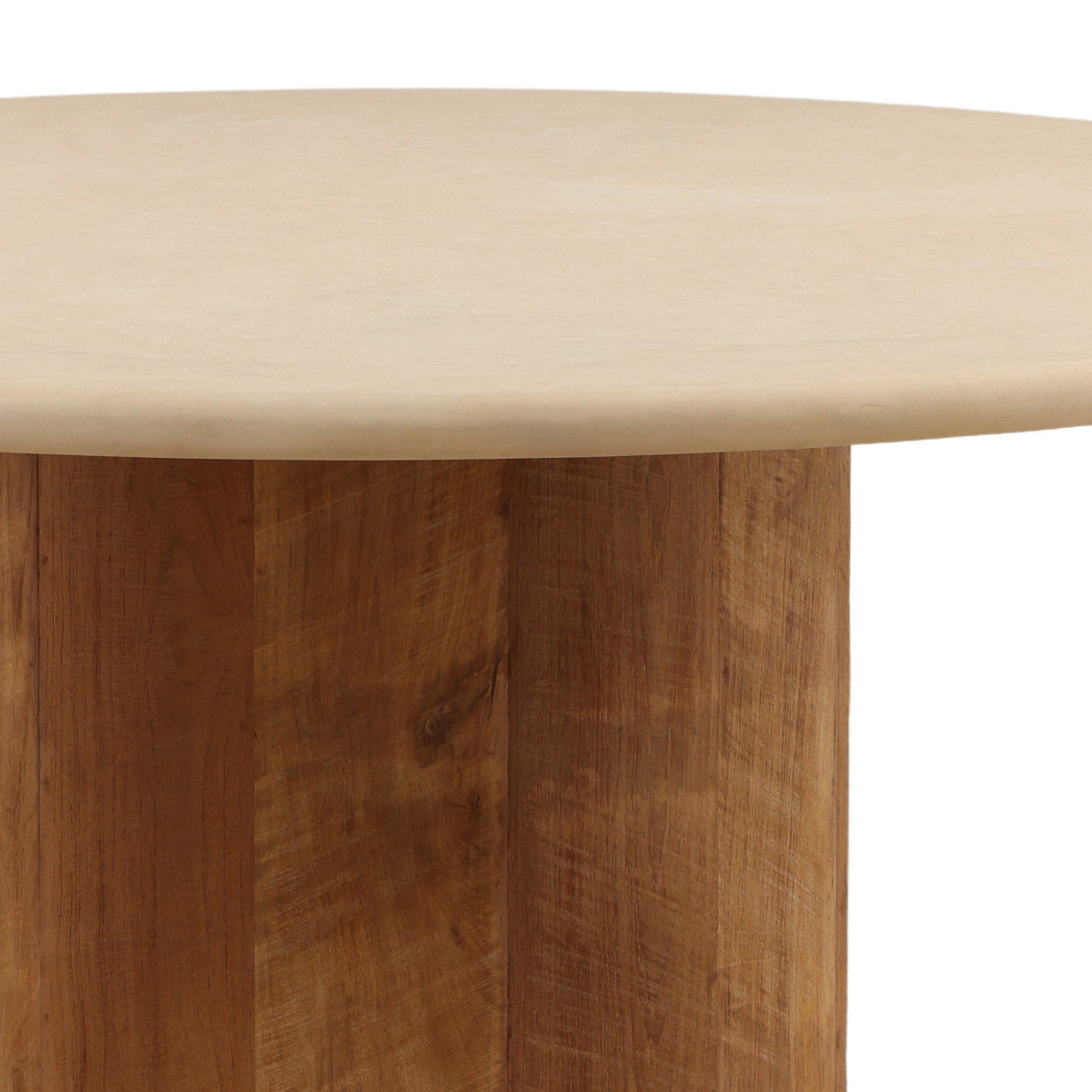 Neil Dining Table, Sand by Dovetail at Eve Furniture