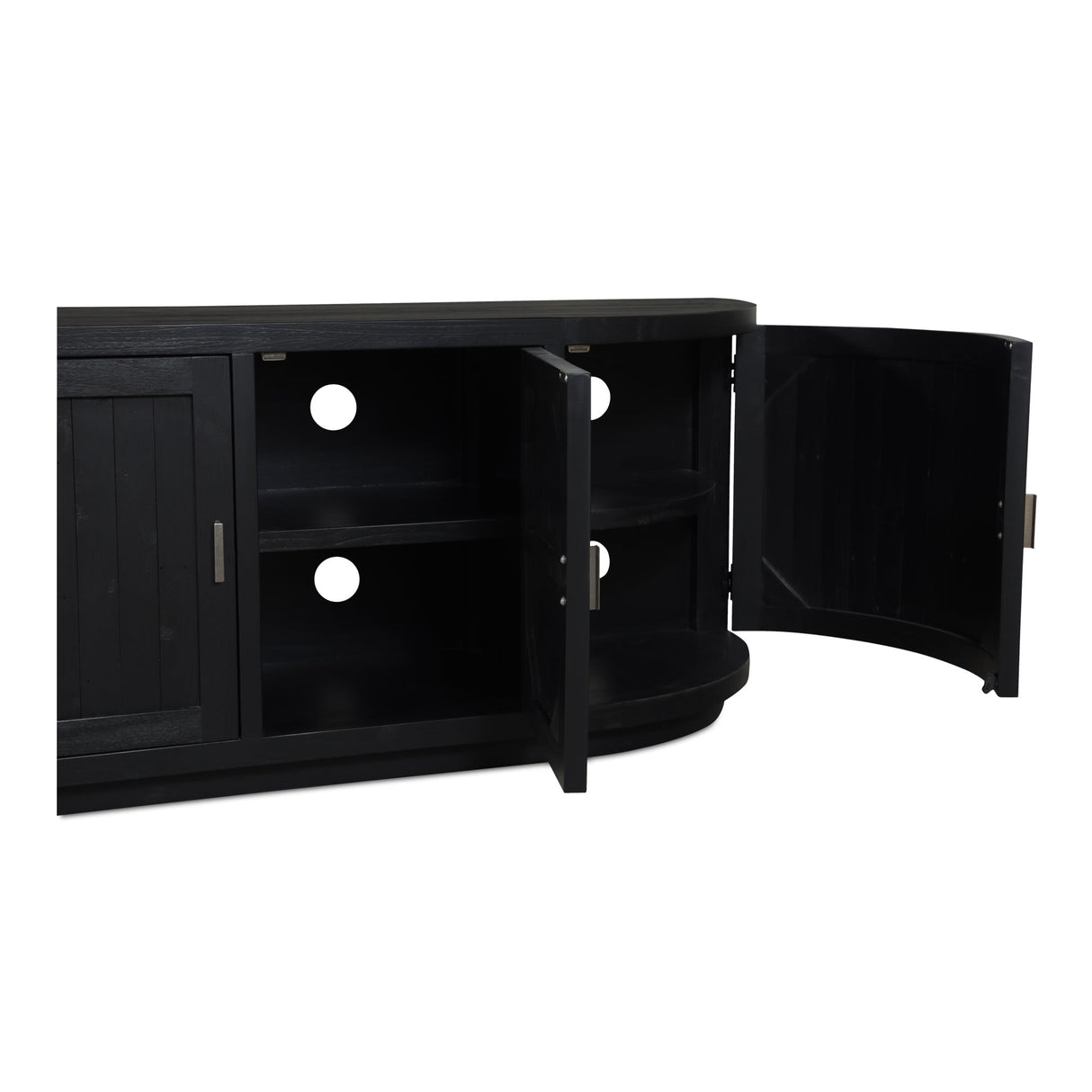 Nicola Black Media Cabinet by Moe's Home at Eve Furniture