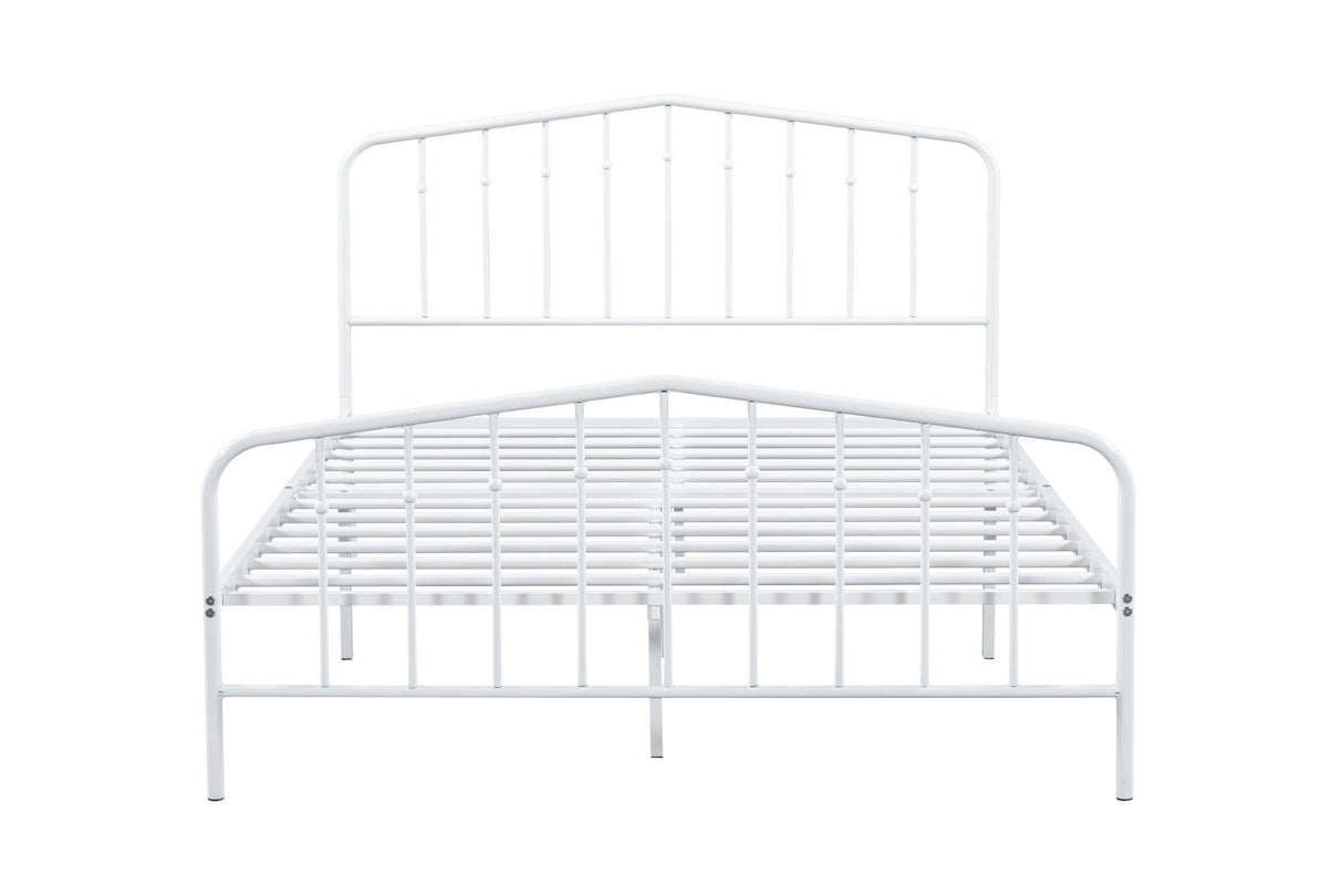 Nicoli White Full Metal Bed by Furniture of America at Eve Furniture