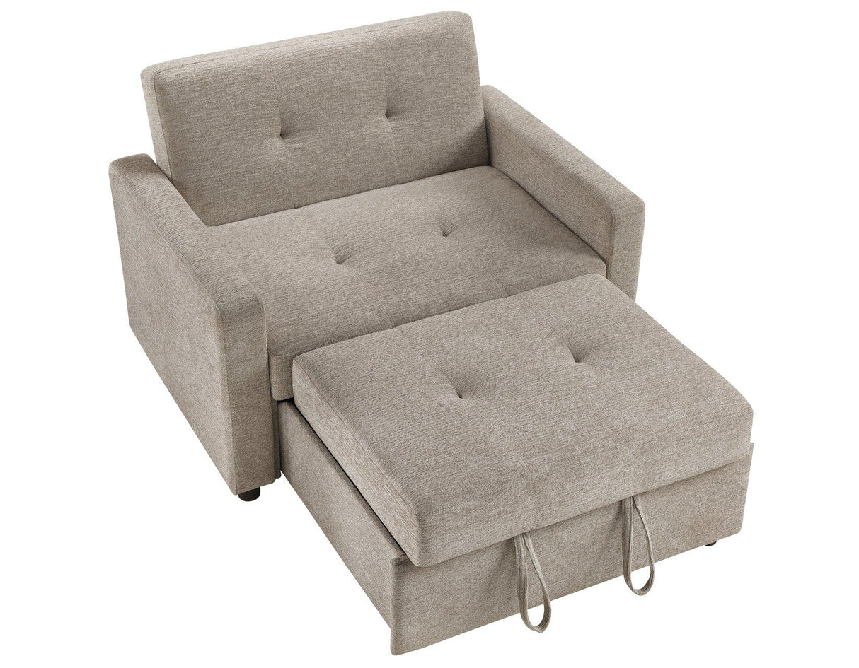 Noah Brown Convertible Sleeper Chair by Steve Silver at Eve Furniture