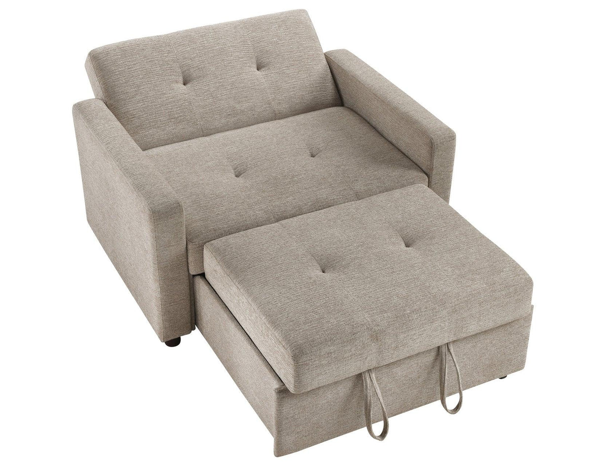 Noah Brown Convertible Sleeper Chair by Steve Silver at Eve Furniture
