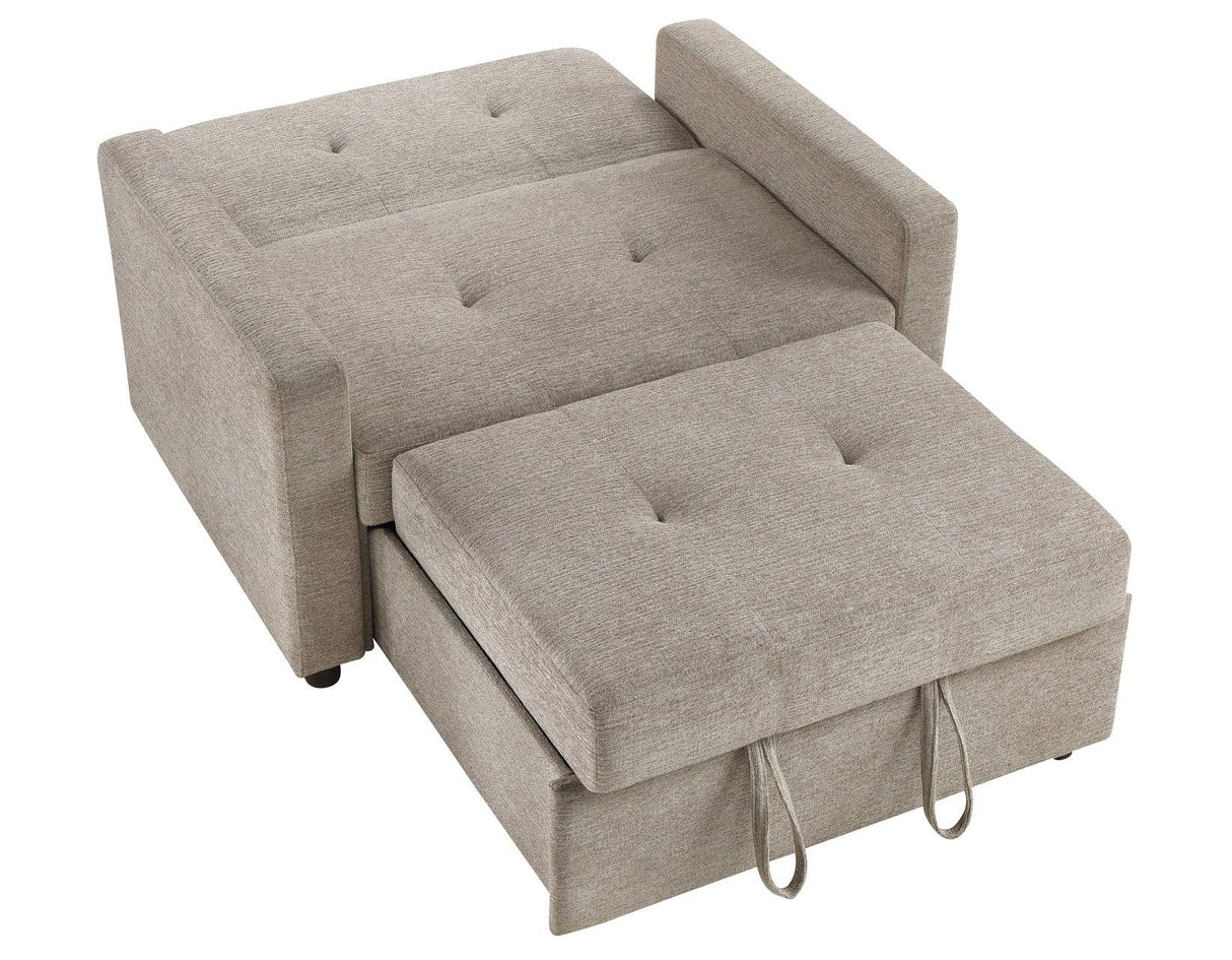 Noah Brown Convertible Sleeper Chair by Steve Silver at Eve Furniture