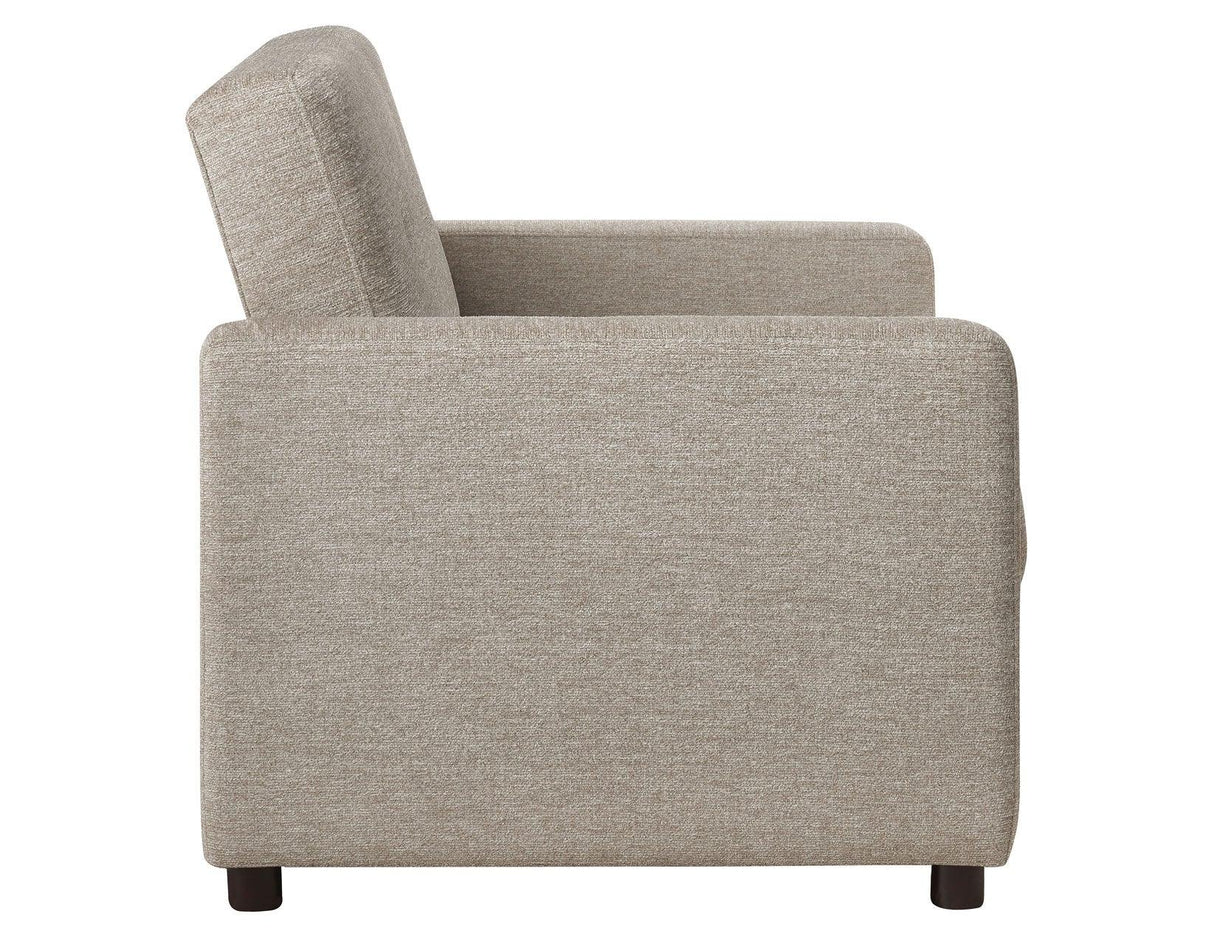 Noah Brown Convertible Sleeper Chair by Steve Silver at Eve Furniture