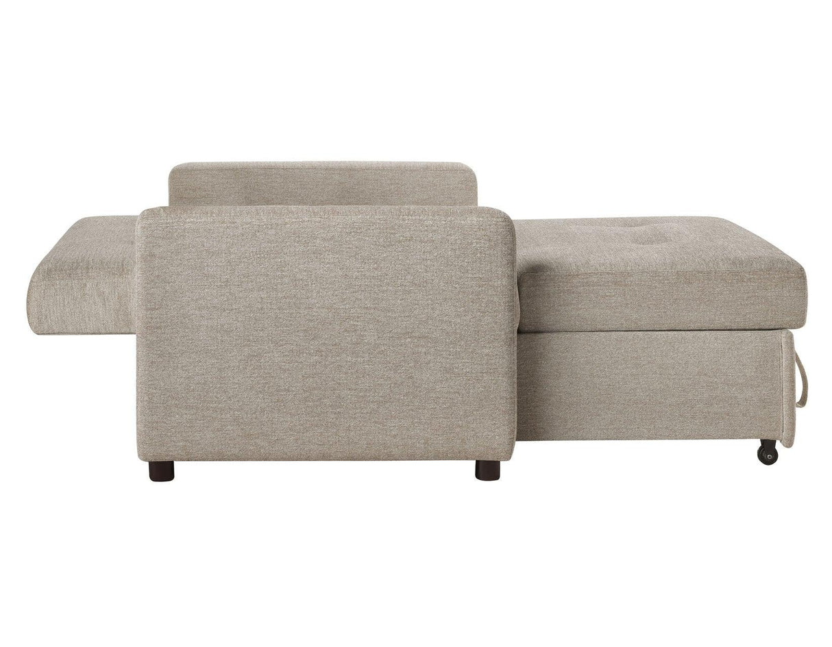 Noah Brown Convertible Sleeper Chair by Steve Silver at Eve Furniture