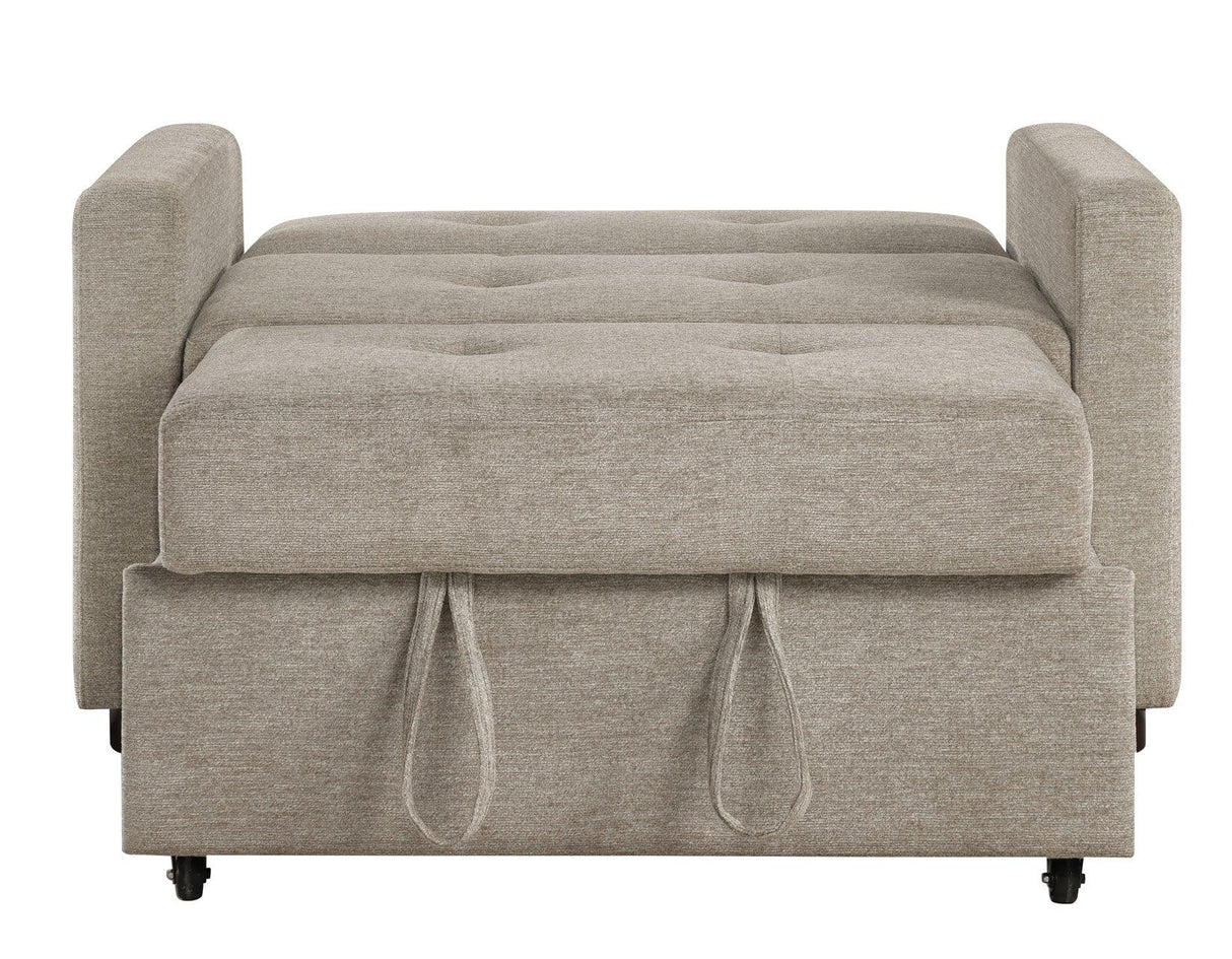 Noah Brown Convertible Sleeper Chair by Steve Silver at Eve Furniture
