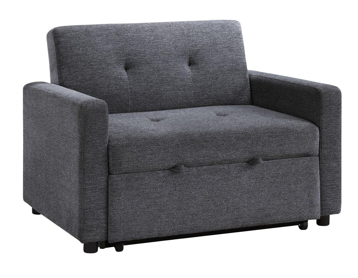 Noah Gray Convertible Sleeper Chair by Steve Silver at Eve Furniture