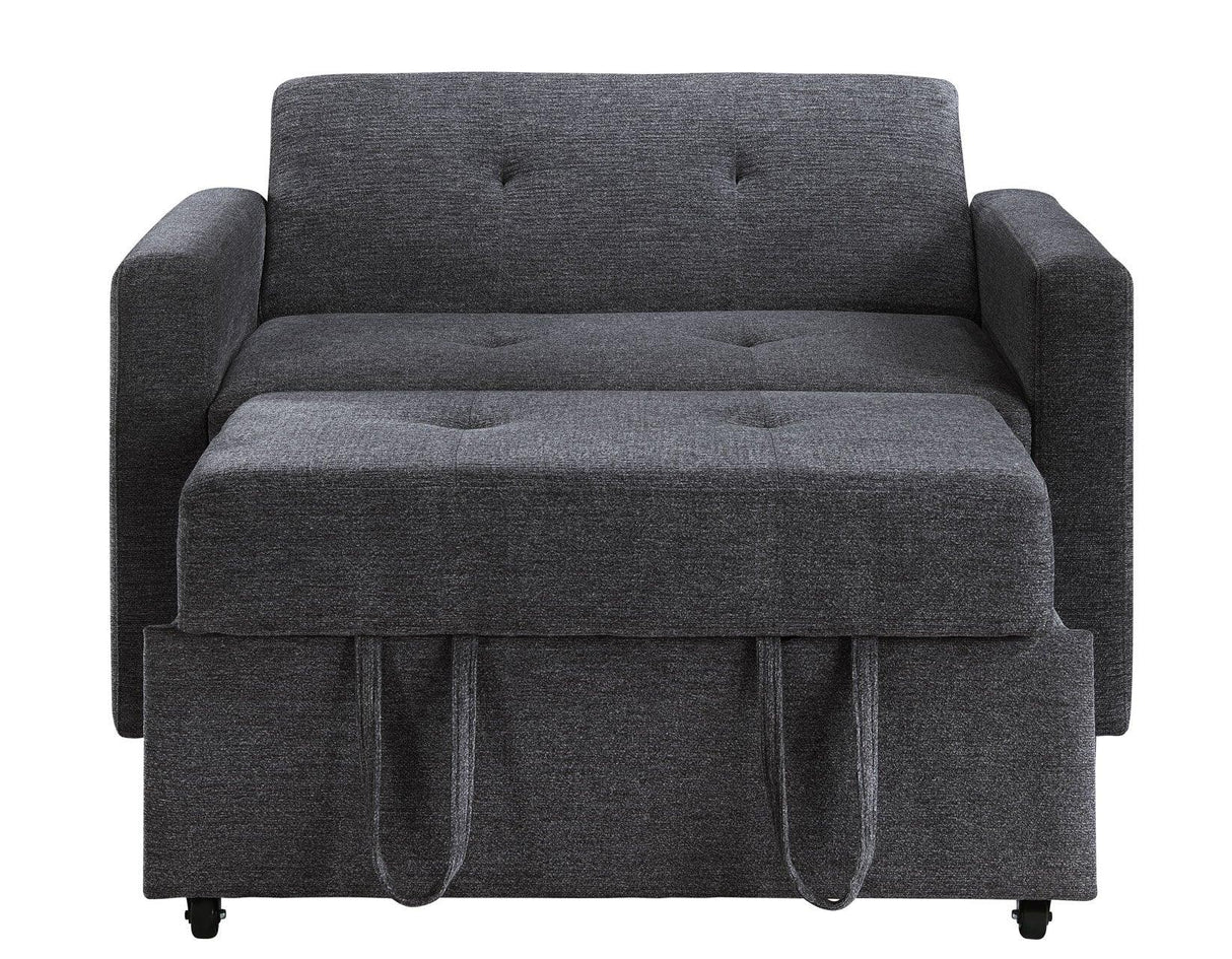 Noah Gray Convertible Sleeper Chair by Steve Silver at Eve Furniture