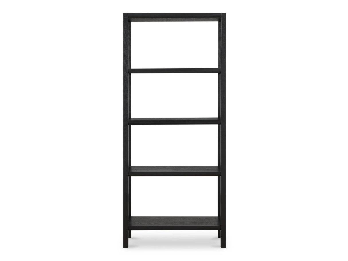 Nolan Black Bookcase by Moe's Home at Eve Furniture
