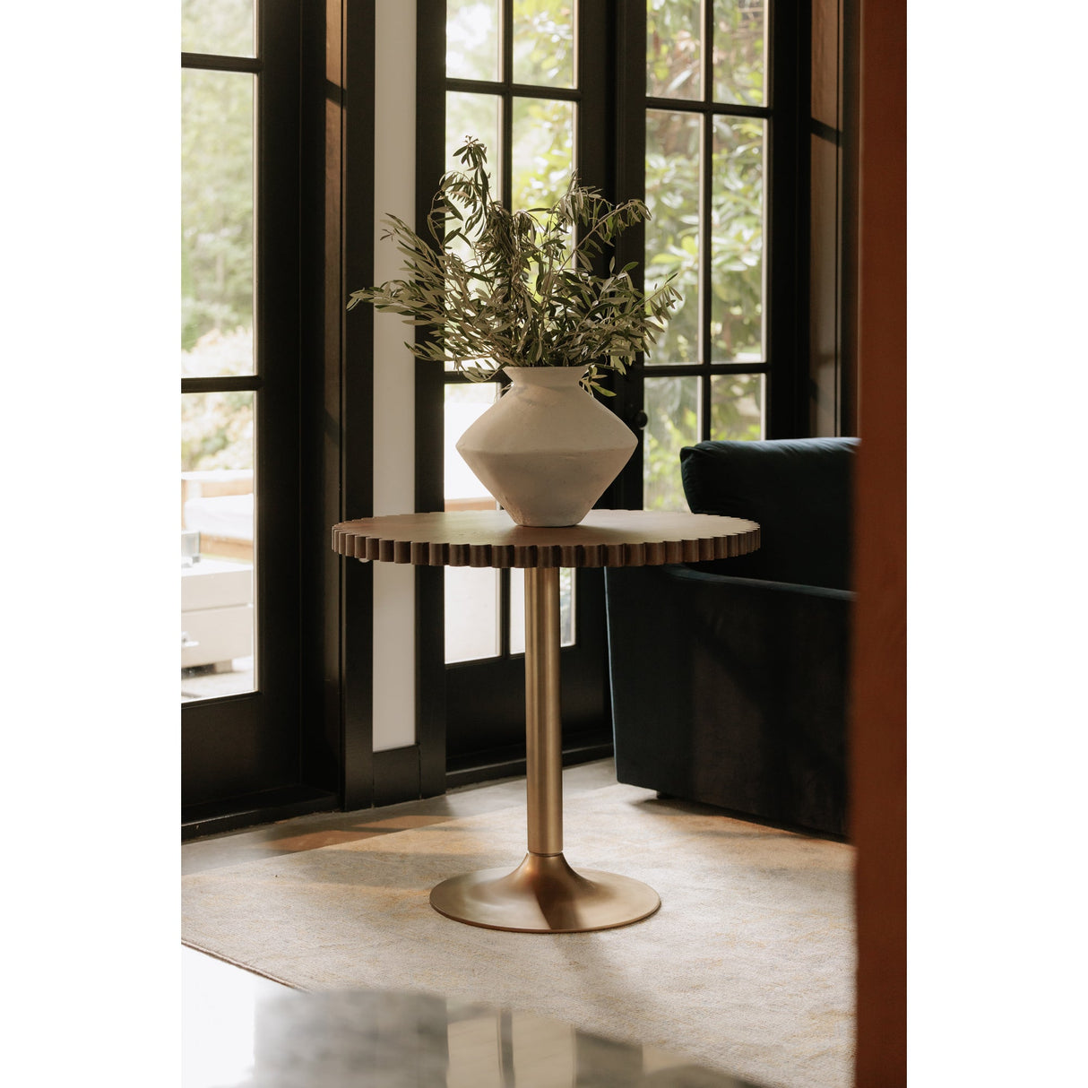Nomi Brown Cafe Table by Moe's Home at Eve Furniture
