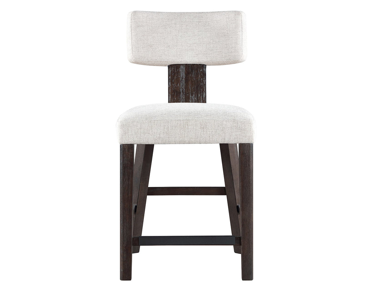 Oakley Charcoal Brown Counter Height Chair, Set of 2 by Steve Silver at Eve Furniture