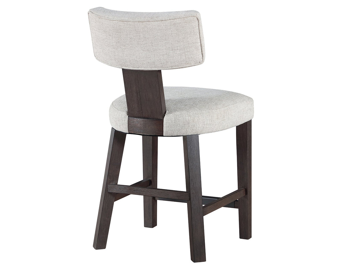 Oakley Charcoal Brown Counter Height Chair, Set of 2 by Steve Silver at Eve Furniture