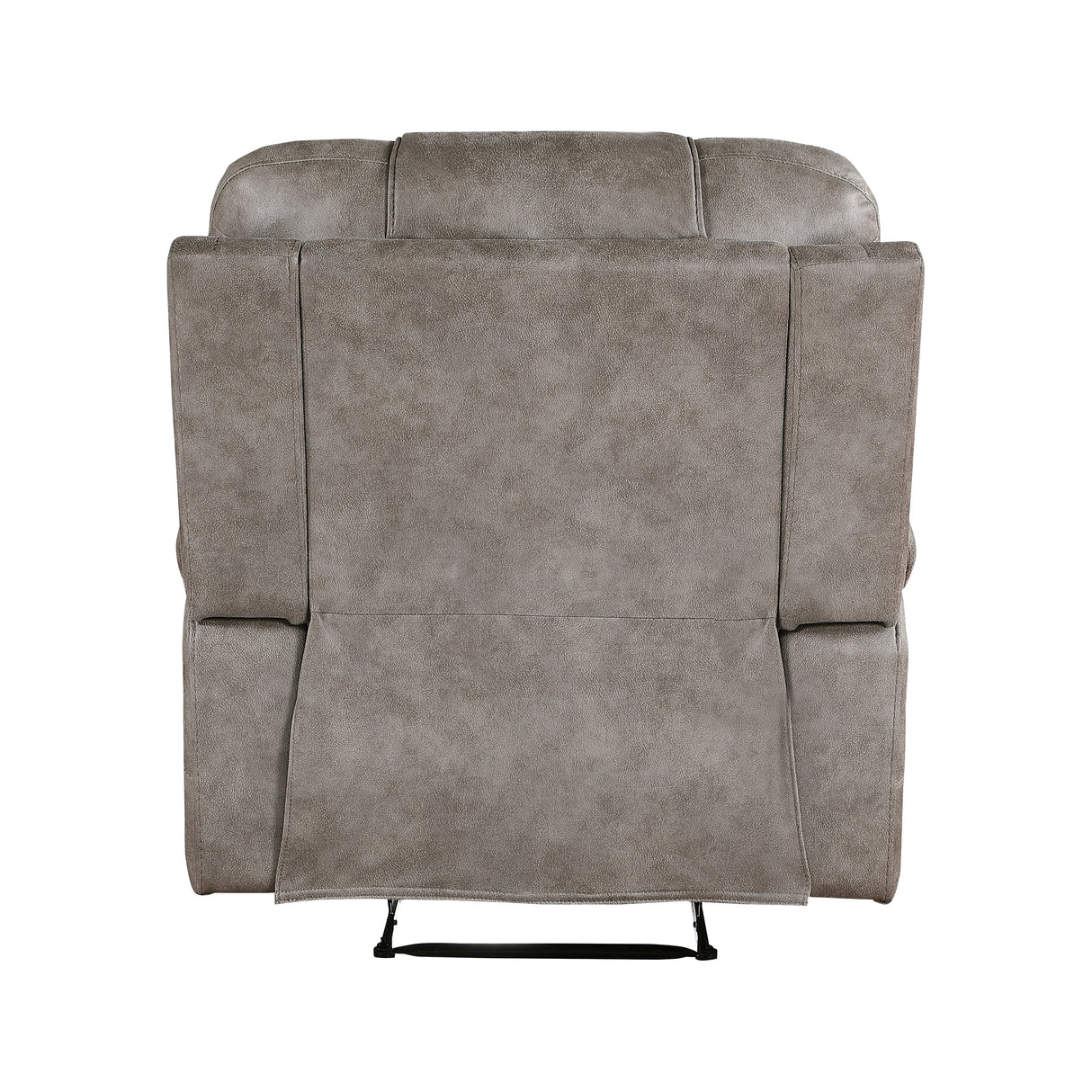 Oberon Grayish Brown Reclining Chair by Homelegance at Eve Furniture
