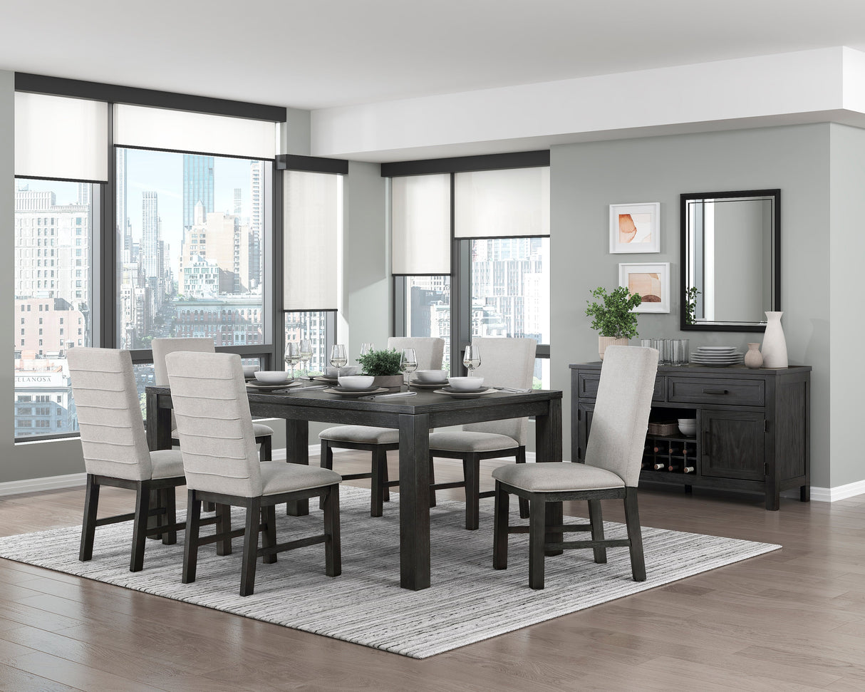 Orem Black Dining Table by Homelegance at Eve Furniture