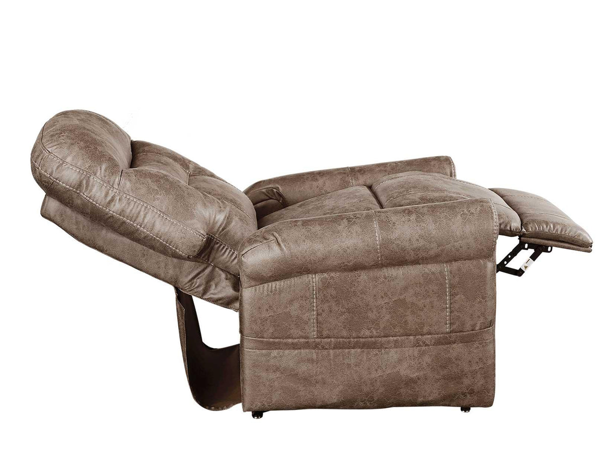 Ottawa Camel Power Lift Chair with Heat and Massage by Steve Silver at Eve Furniture