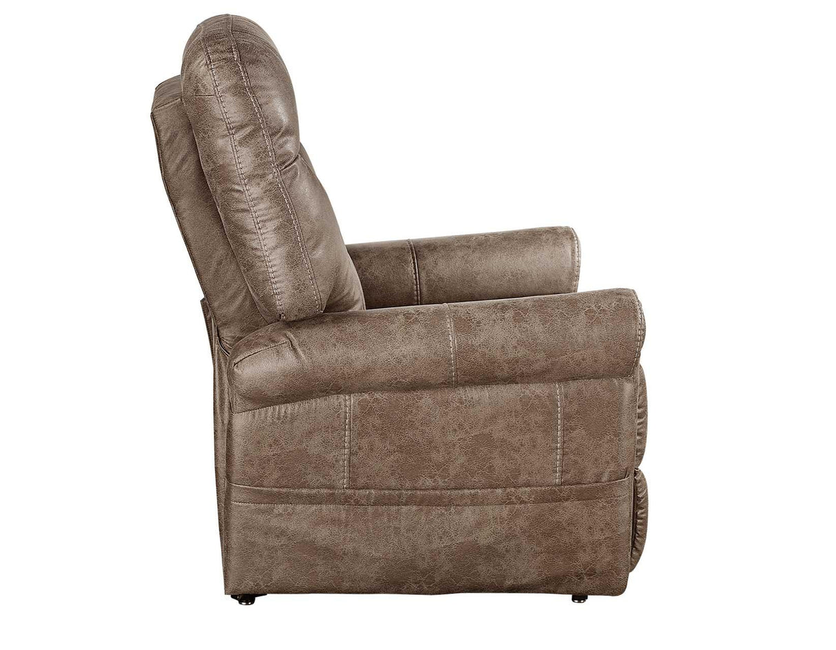 Ottawa Camel Power Lift Chair with Heat and Massage by Steve Silver at Eve Furniture