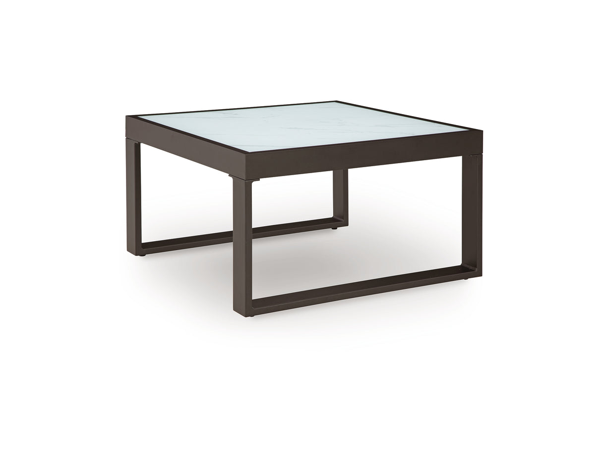 Beachloft Black/Gray Outdoor Coffee Table by Ashley at Eve Furniture