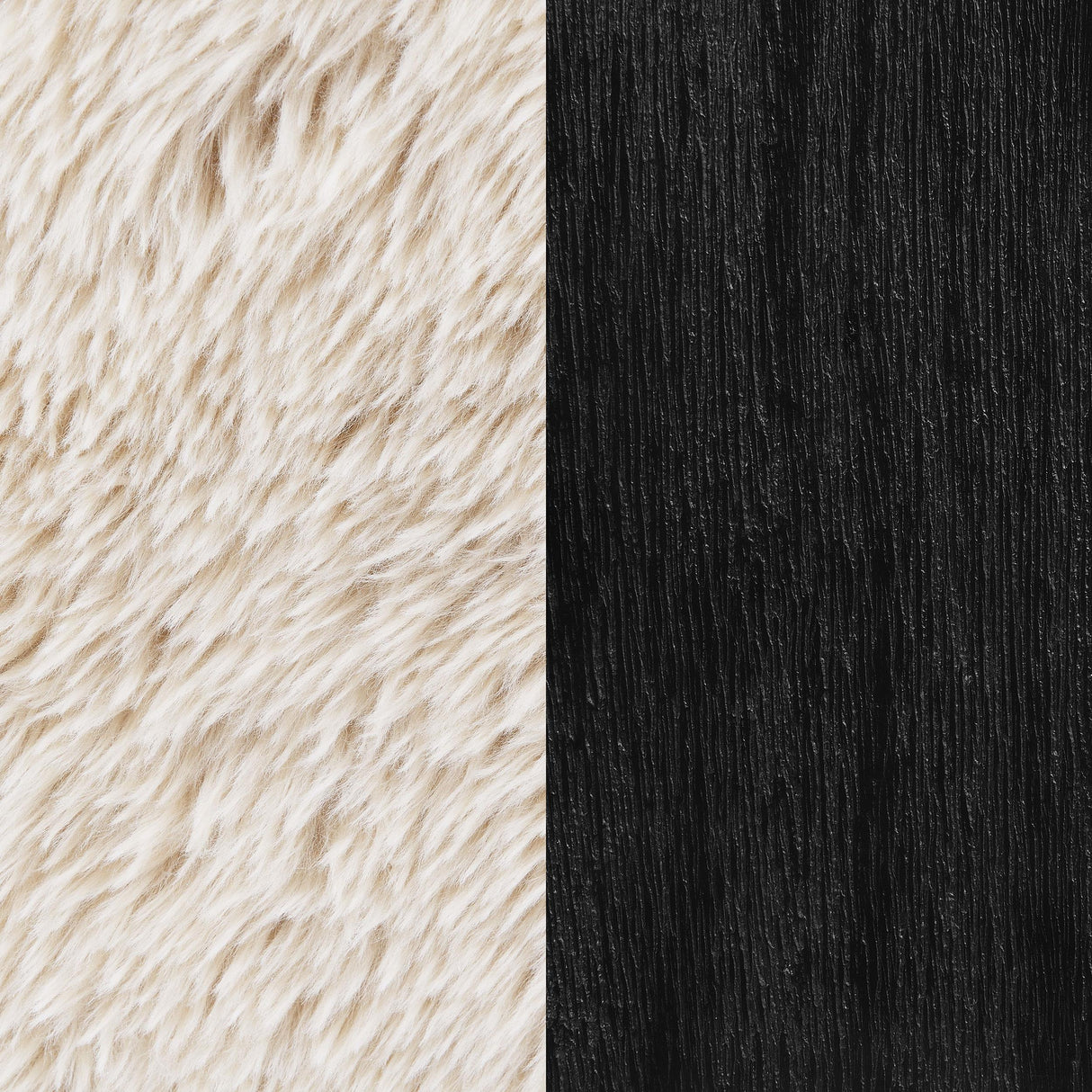 Paquet Latte Faux Fur Solid Wood Arm Chair by Coaster at Eve Furniture