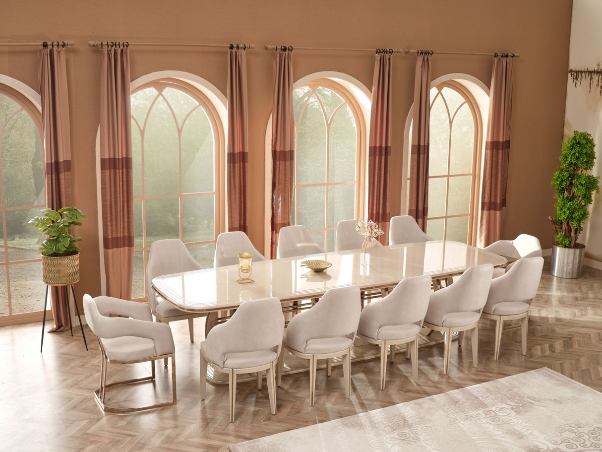 Paris Dining Table by Furnia at Eve Furniture