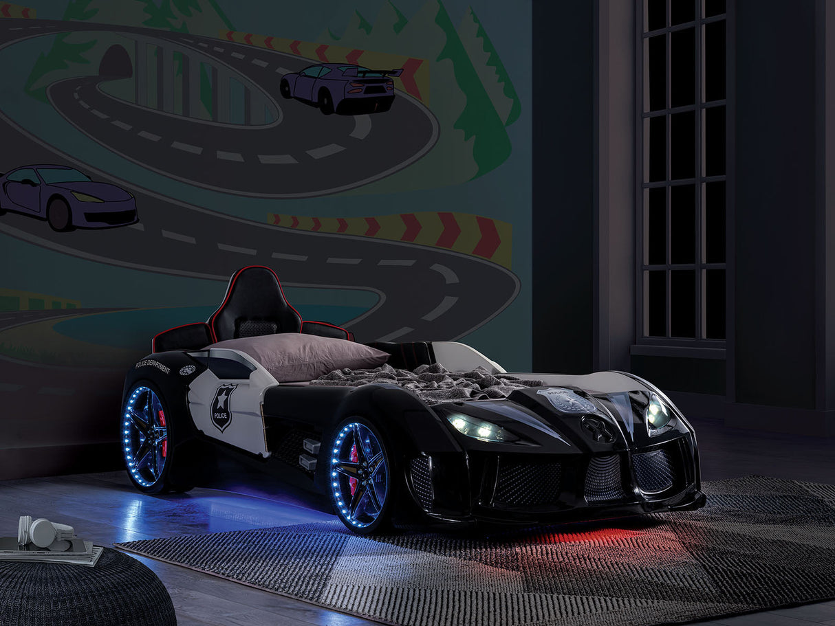 Patrolene Black/White Bed by Furniture of America at Eve Furniture