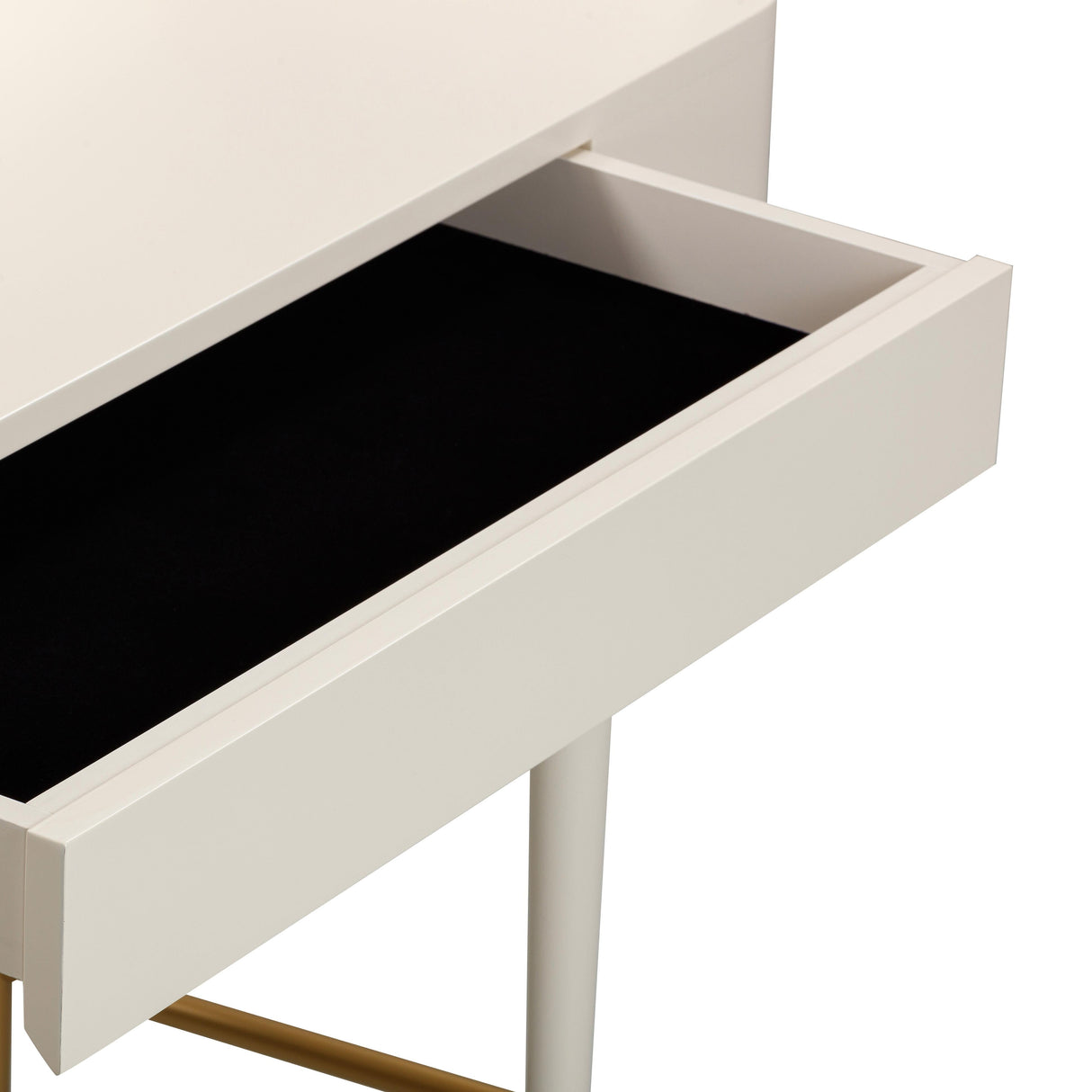 Penelope Performance Vegan Leather Wrapped Vanity Desk by TOV Furniture at Eve Furniture