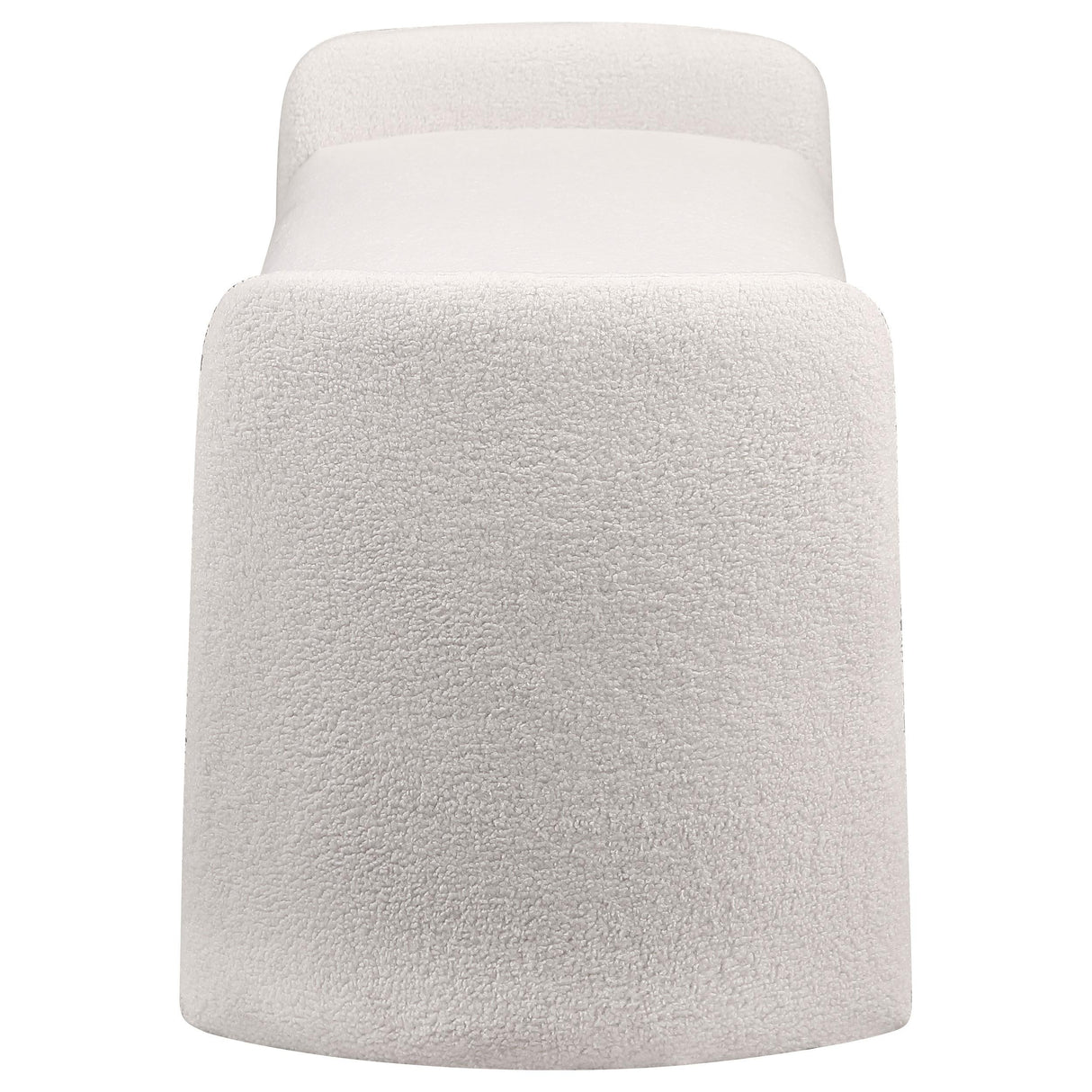 Peoria Velvet Ivory Upholstered Accent Bench by Coaster at Eve Furniture