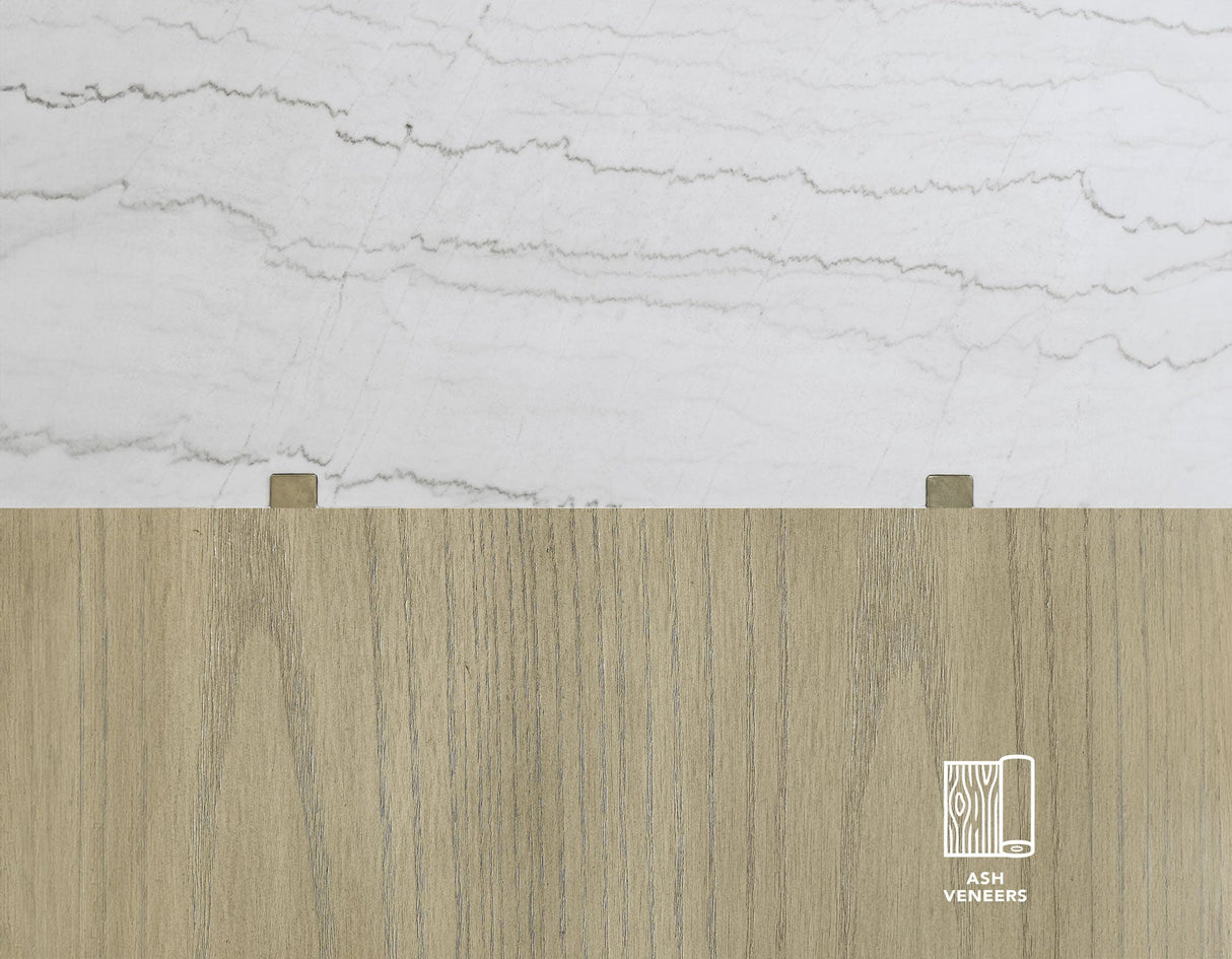 Perth White Marble Top Sofa Table by Steve Silver at Eve Furniture