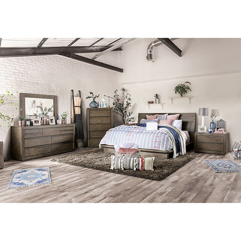Pickstown Light Walnut Cal.King Bed