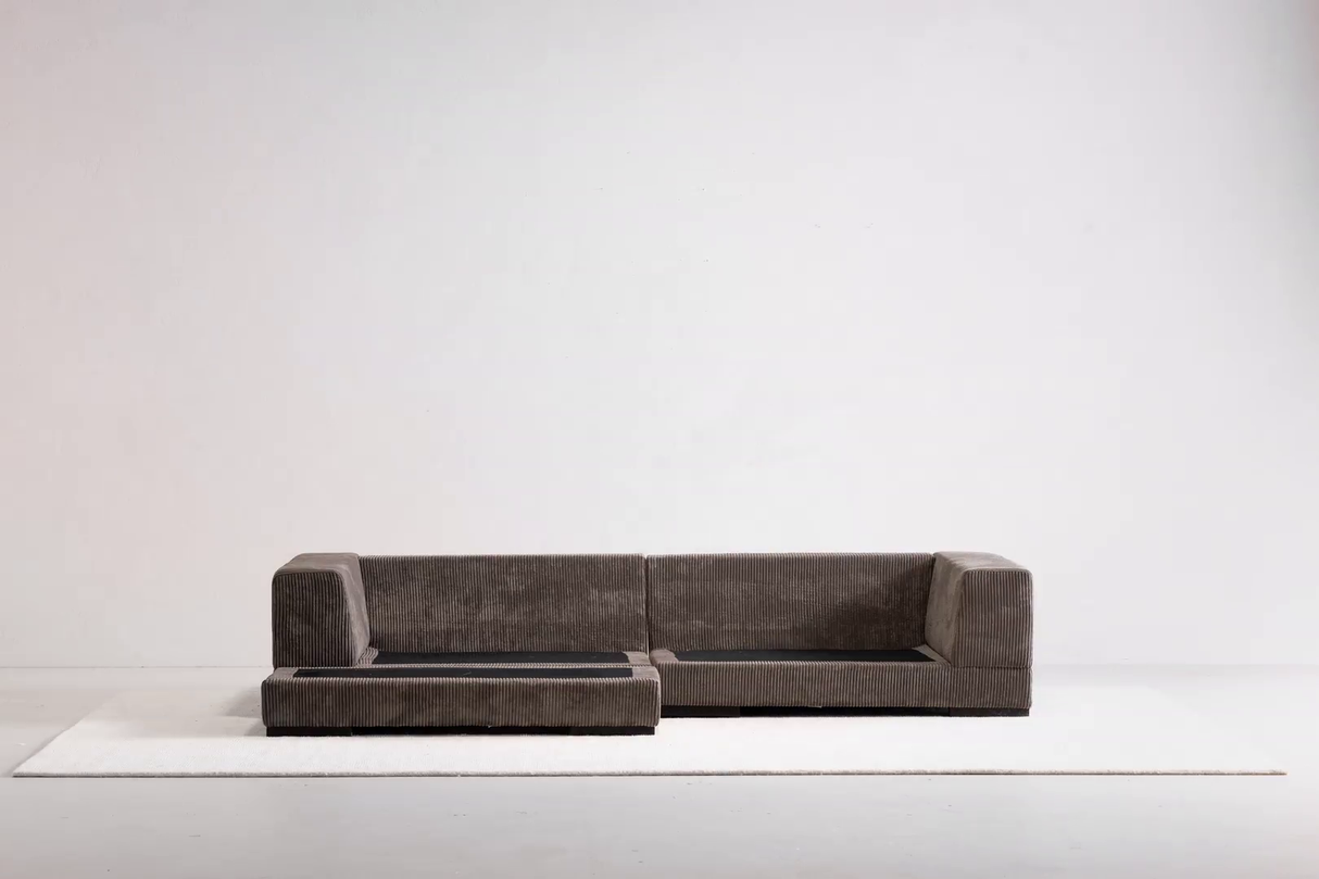 Plunge Navy Sectional by Moe's Home at Eve Furniture