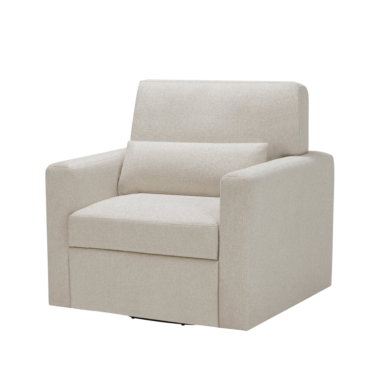 Pompano Beige Boucle Swivel Chair by Homelegance at Eve Furniture