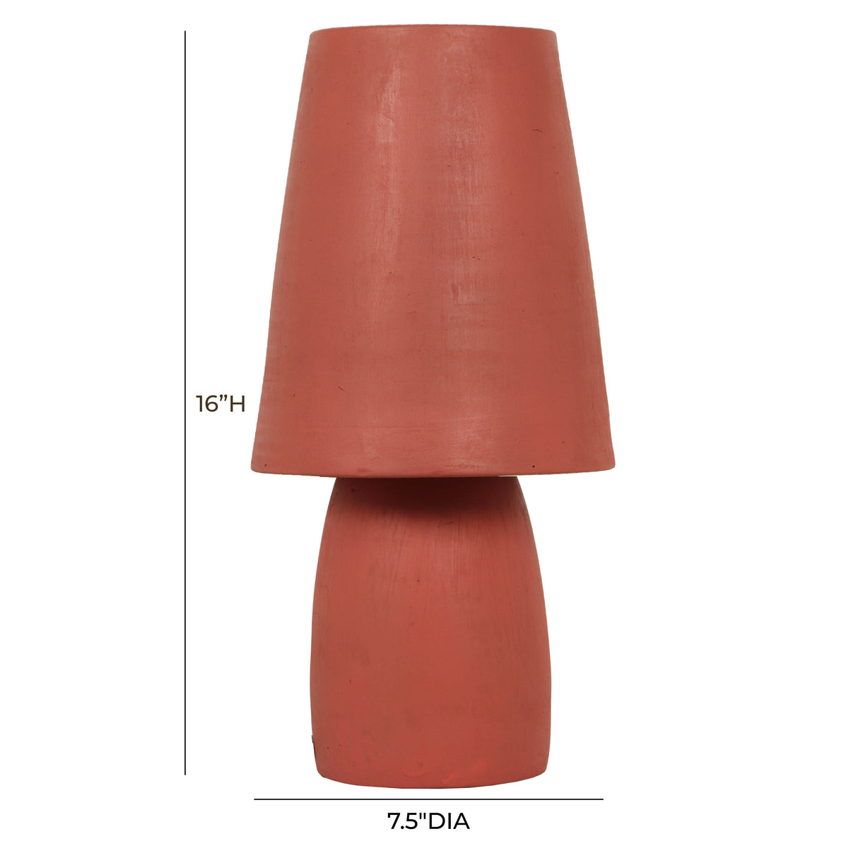 Porcini Terracotta Table Lamp by TOV Furniture at Eve Furniture