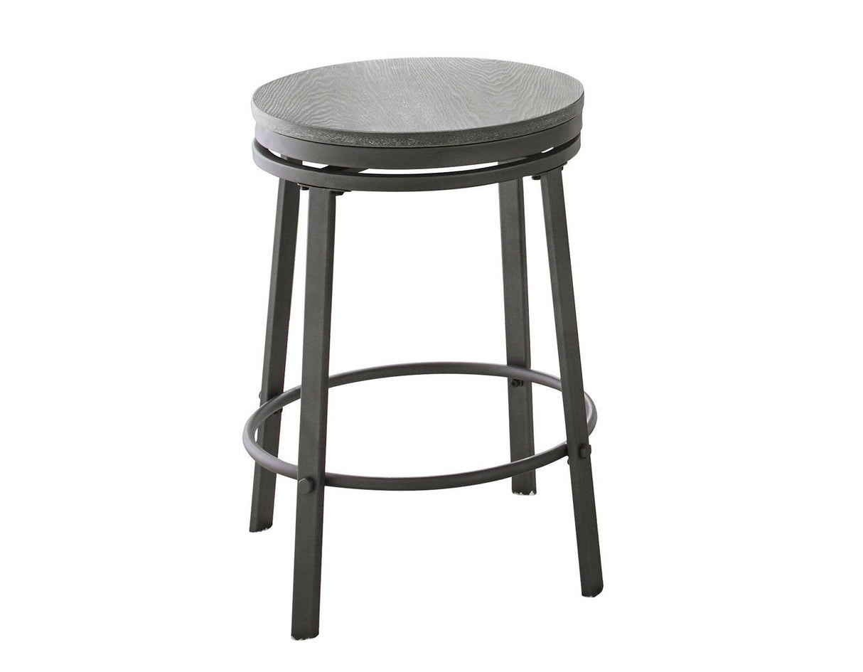 Portland 24″ Backless Counter Stool, Swivel, Set of 2 by Steve Silver at Eve Furniture