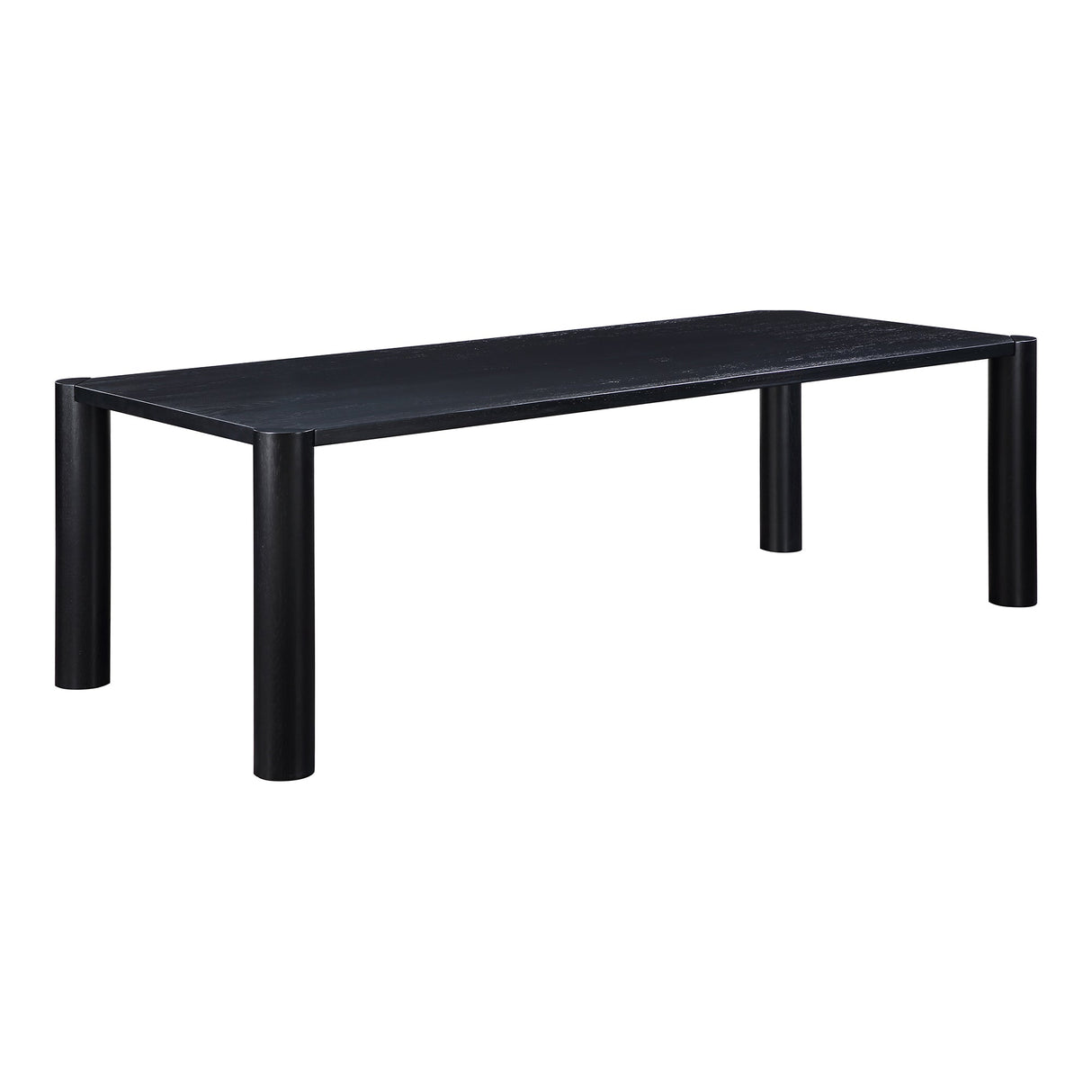 Post Black Large Dining Table by Moe's Home at Eve Furniture