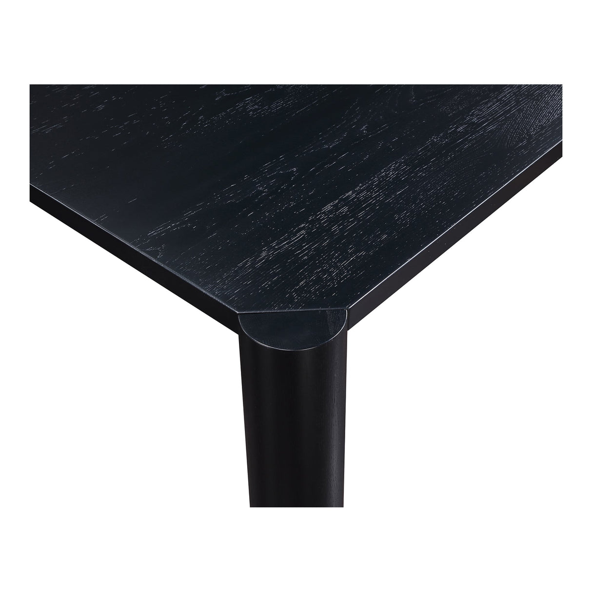 Post Black Small Dining Table by Moe's Home at Eve Furniture