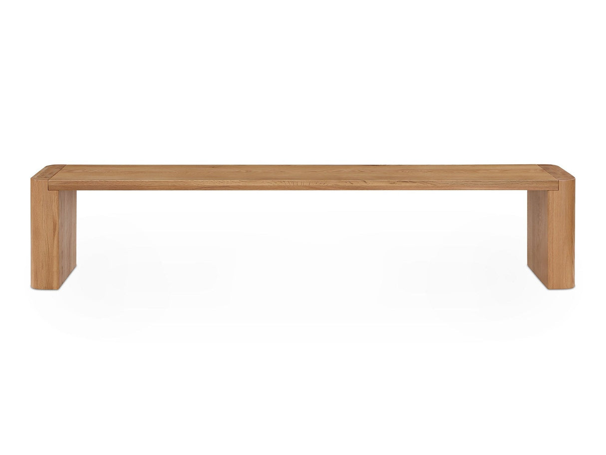 Post Natural Large Dining Bench by Moe's Home at Eve Furniture