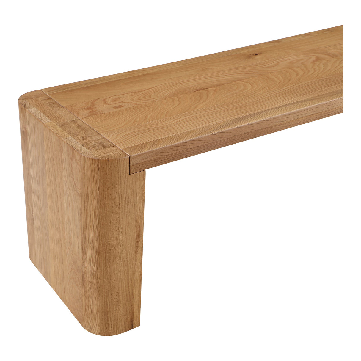 Post Natural Large Dining Bench by Moe's Home at Eve Furniture