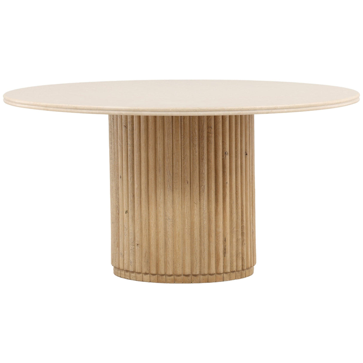 Priam Dining Table, Light Natural by Dovetail at Eve Furniture