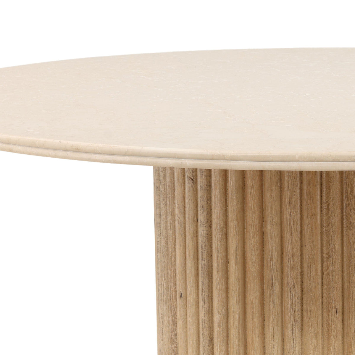 Priam Dining Table, Light Natural by Dovetail at Eve Furniture