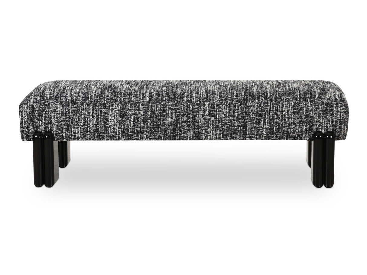 Priya Black Bench by Moe's Home at Eve Furniture