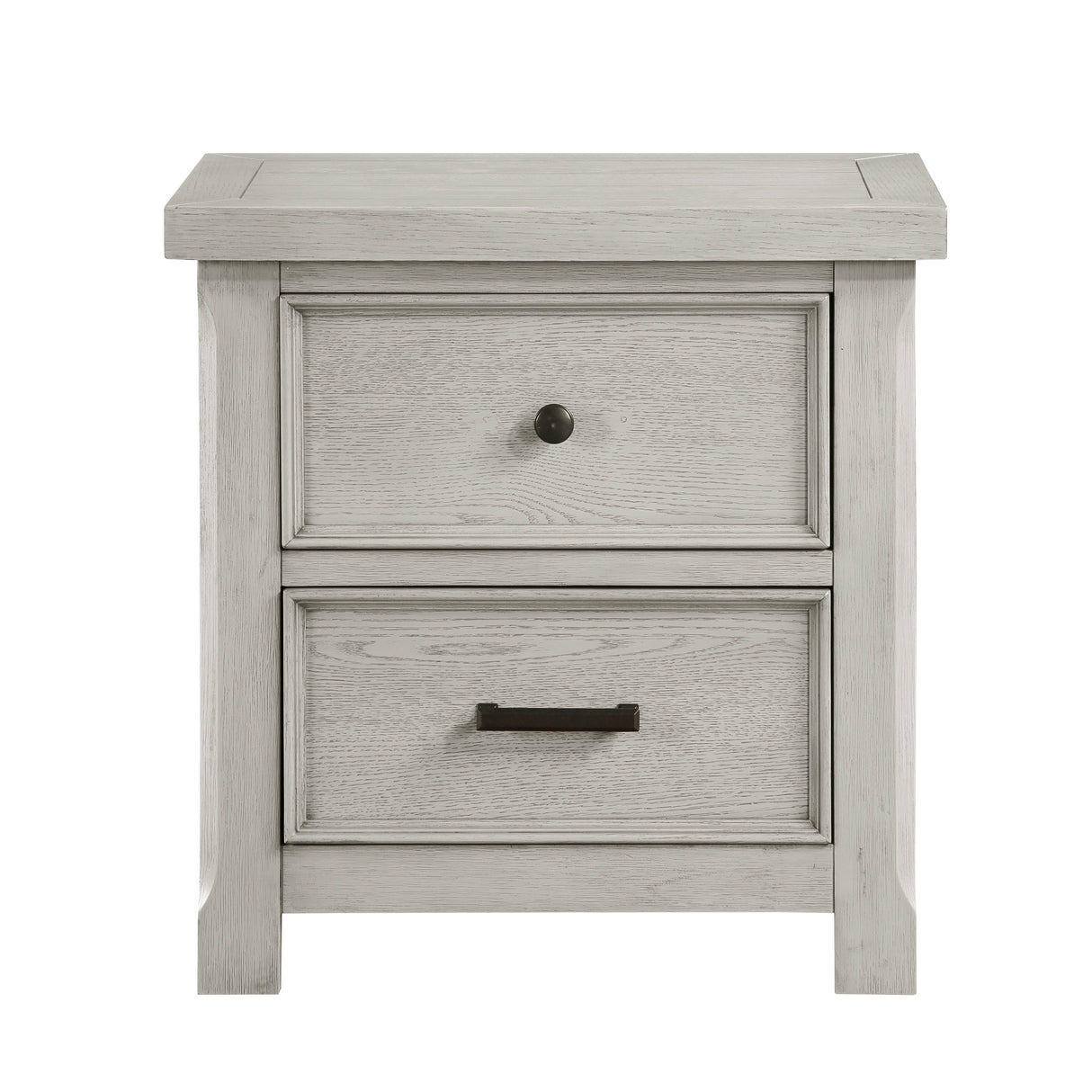 Providence Light Gray Nightstand by Homelegance at Eve Furniture